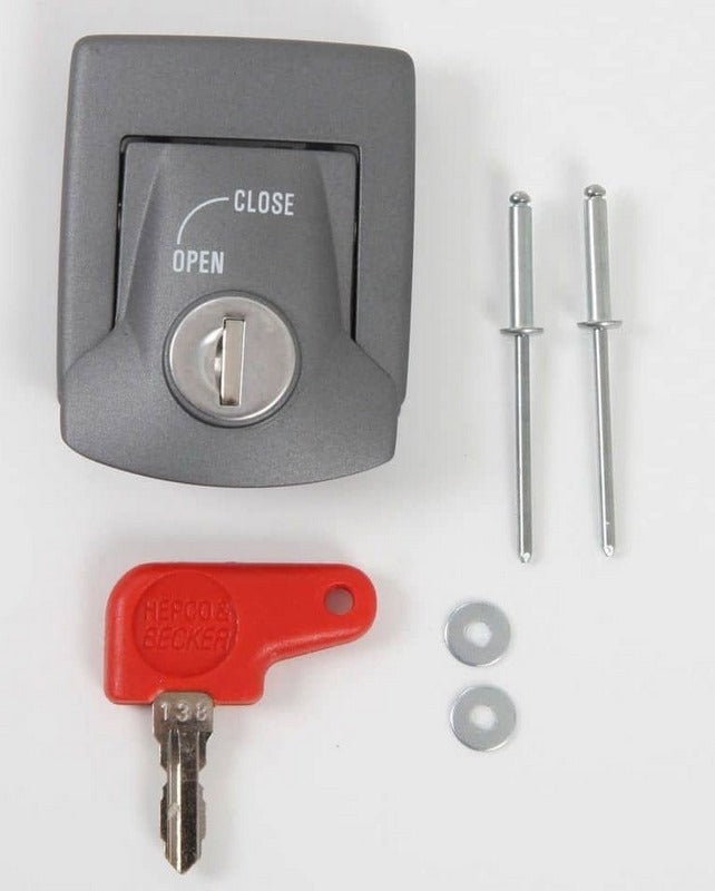 Hepco & Becker / ヘプコ&ベッカー Lid lock - silver | 710114 00 09-140