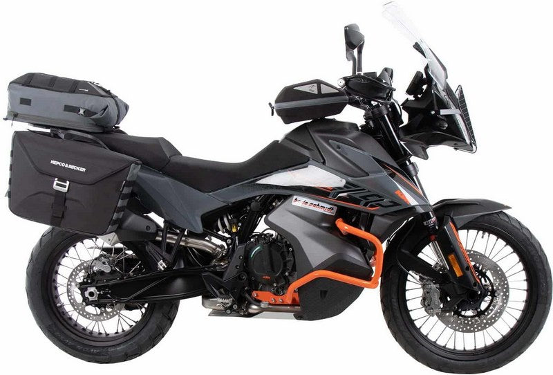 Hepco and Becker / ヘプコアンドベッカー Rear enlargement for original rear rack black for KTM 890 Adventure / R / Rally (2021-) | 8007617 00 01
