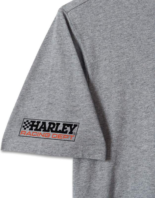 Harley-Davidson Men'S #1 Faster Tee Charcoal Grey Heather | 96039-24VM