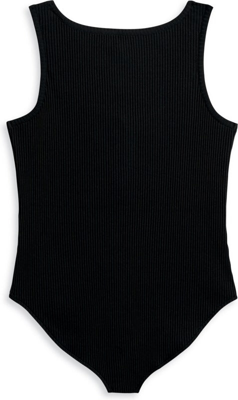 Harley-Davidson Women'S Iron Bond Henley Bodysuit Black Beauty | 96214-23VW