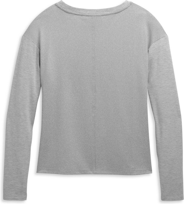 Harley-Davidson Women'S Metallic Logo Knit Top Heather Grey | 96477-21VW