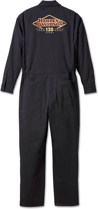 Harley-Davidson Men'S 120Th Anniversary Coverall Black Beauty | 96511-23VM