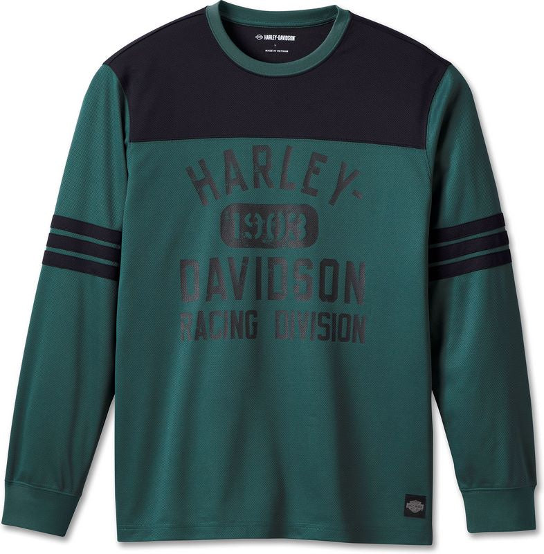 Harley-Davidson Men'S Racing Jersey Colorblock-Design-Bistro Green | 96545-23VM