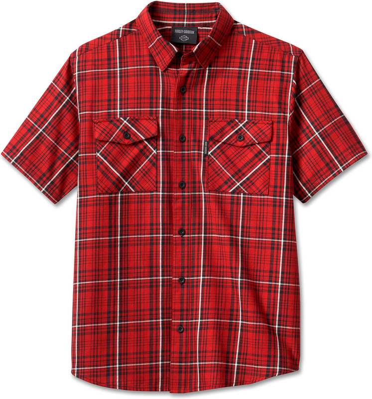 Harley-Davidson Men'S Genuine Shirt Red Checkered | 96631-23VM