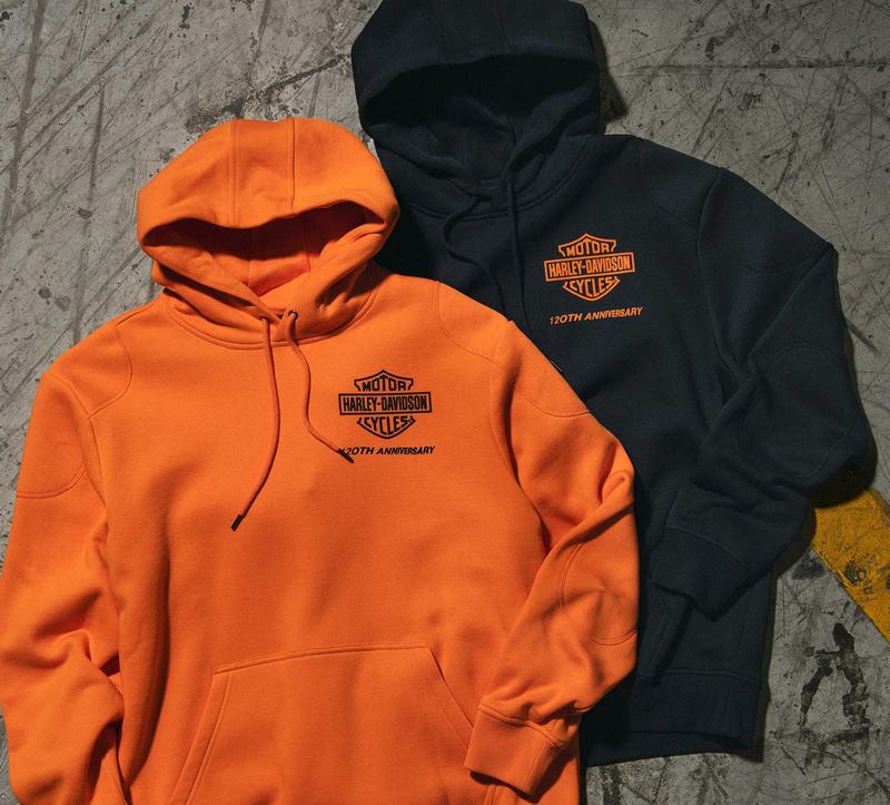 Harley-Davidson Men'S 120Th Anniversary Hoodie Black Beauty | 96768-23VM