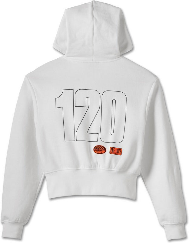 Harley-Davidson Women'S 120Th Anniversary Zip Front Hoodie Bright White | 96893-23VW