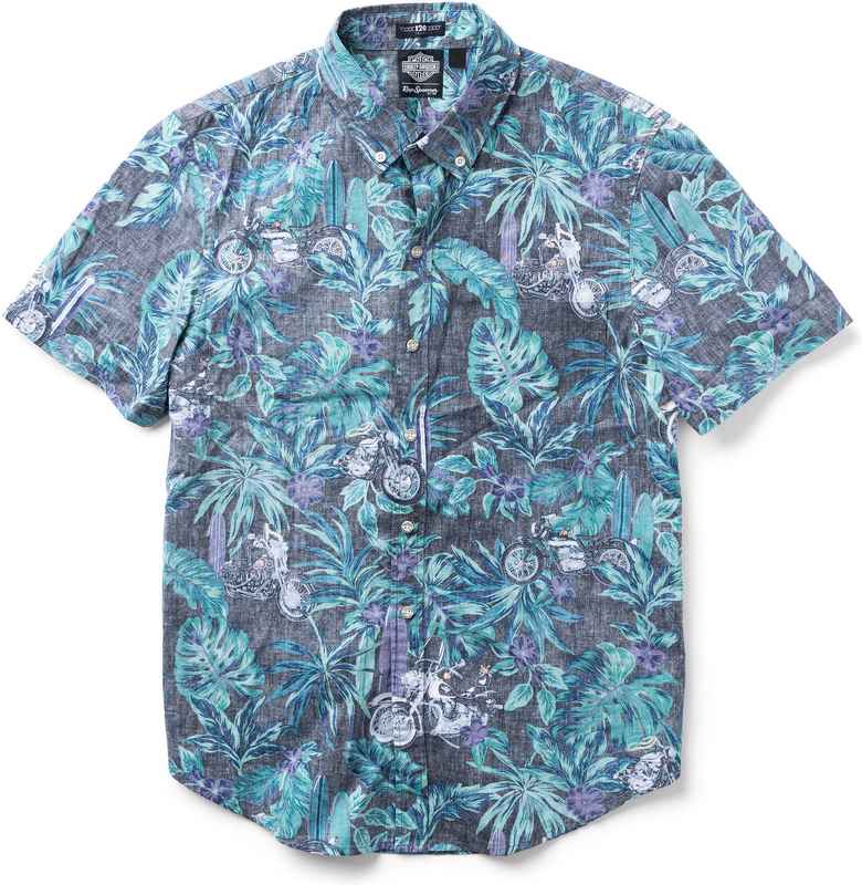 Harley-Davidson Reyn Spooner Hawaiian Shirt Black | 96914-23VM