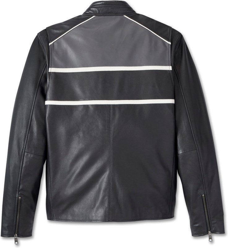 Harley-Davidson Men'S Factory Leather Jacket Black Beauty | 97000-24VM