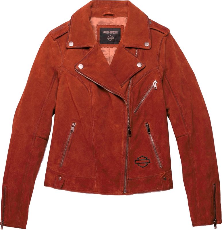 Harley-Davidson Women'S Transcendent Distressed Leather Jacket Dachshund | 97009-23VW