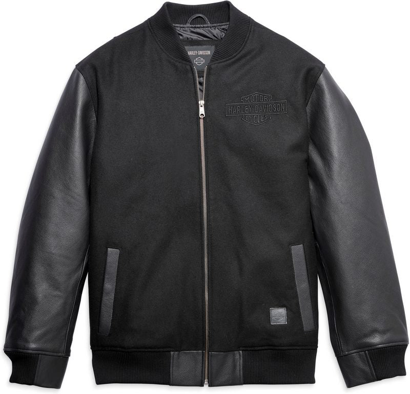 Harley-Davidson Men'S Varsity Jacket Black | 97013-23VM