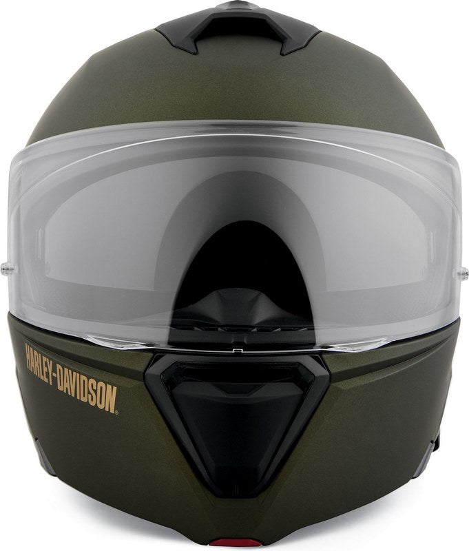 Harley-Davidson Capstone サン・シールド Ii H31 モヂュラー ヘルメット Matt Denim Mineral Green | 97130-23VX