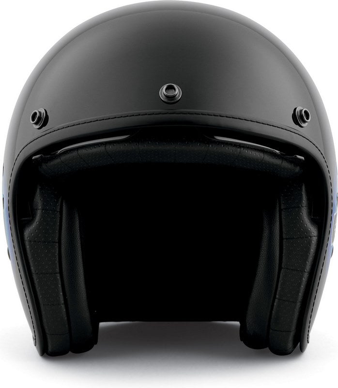 Harley-Davidson Retro Tank Stripe Ii サン・シールド X14 3/4 ヘルメット Gloss black | 97143-23EX