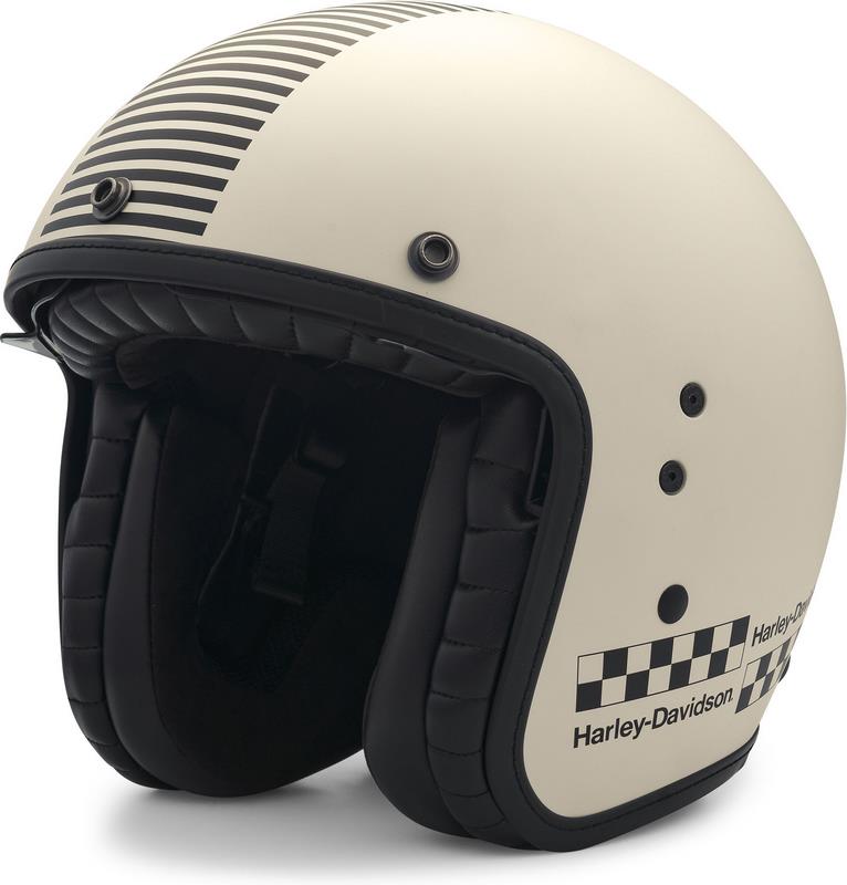 Harley-Davidson Rally Racer サン・シールド X14 3/4 ヘルメット Matt Dirty White | 97210-22EX
