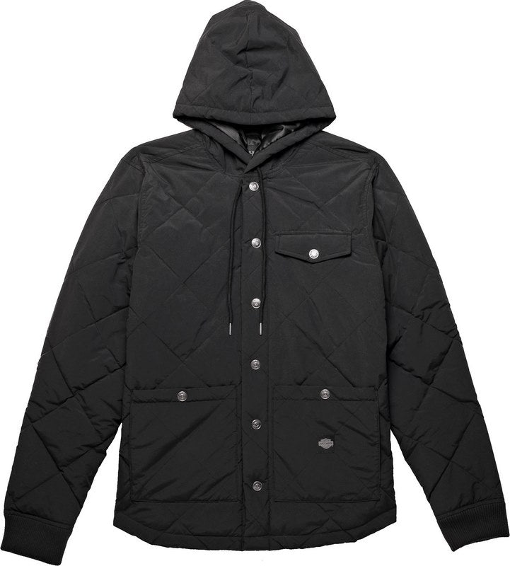 Harley-Davidson Men'S Forever Quilted Jacket Black Beauty | 97404-23VM
