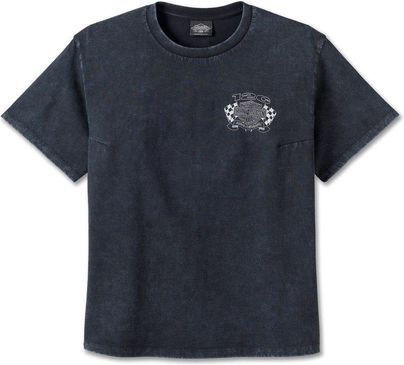 Harley-Davidson Women'S 120Th Anniversary Relaxed Fit Tee Black Beauty | 97461-23VW