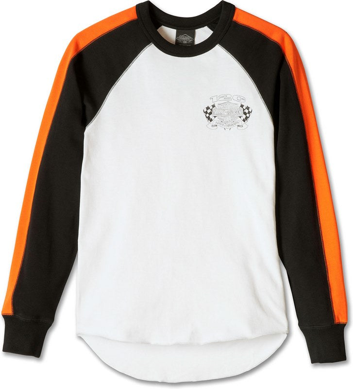Harley-Davidson Women'S 120Th Anniversary Long Sleeve Knit Top Colorblock-Design | 97464-23VW