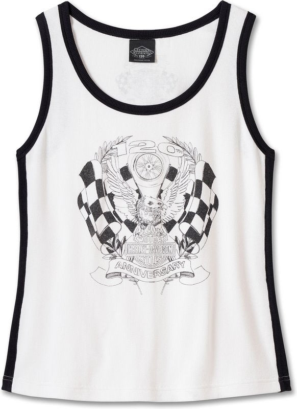 Harley-Davidson Women'S 120Th Anniversary Contrast Tank Colorblock-Design | 97496-23VW