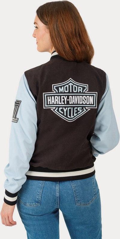 Harley-Davidson Women'S Classic Bar & Shield Bomber Jacket Colorblock-Design | 97535-23VW