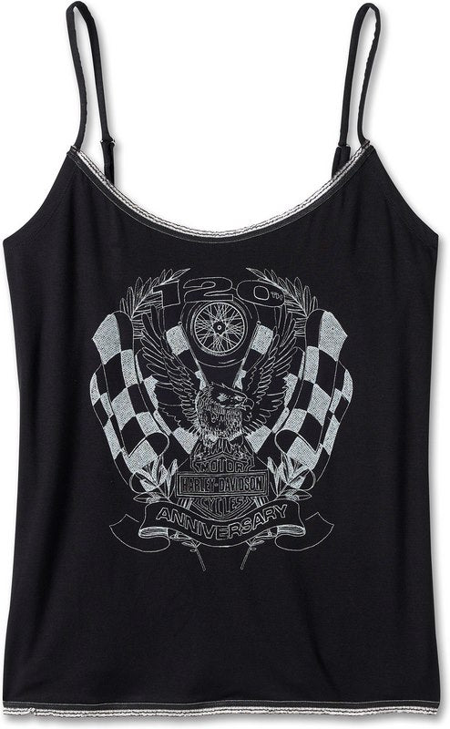 Harley-Davidson Women'S 120Th Anniversary Tank Black Beauty | 97551-23VW