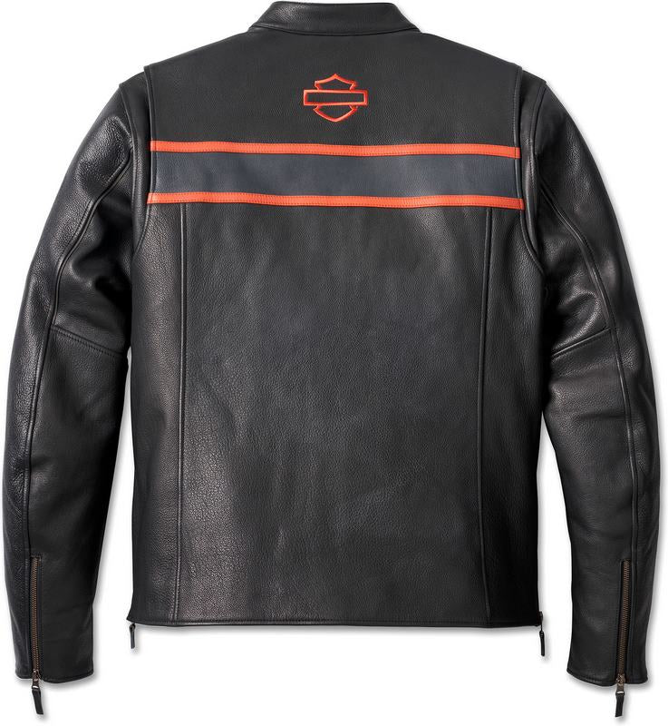Harley-Davidson Men'S Victory Lane Ii Leather Jacket Black | 98000-23EM