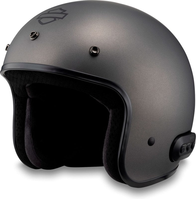 Harley-Davidson Fury N04 3/4 ヘルメット 内蔵ブルートゥースインカム(SENA)付 Matt Silver | 98010-23EX