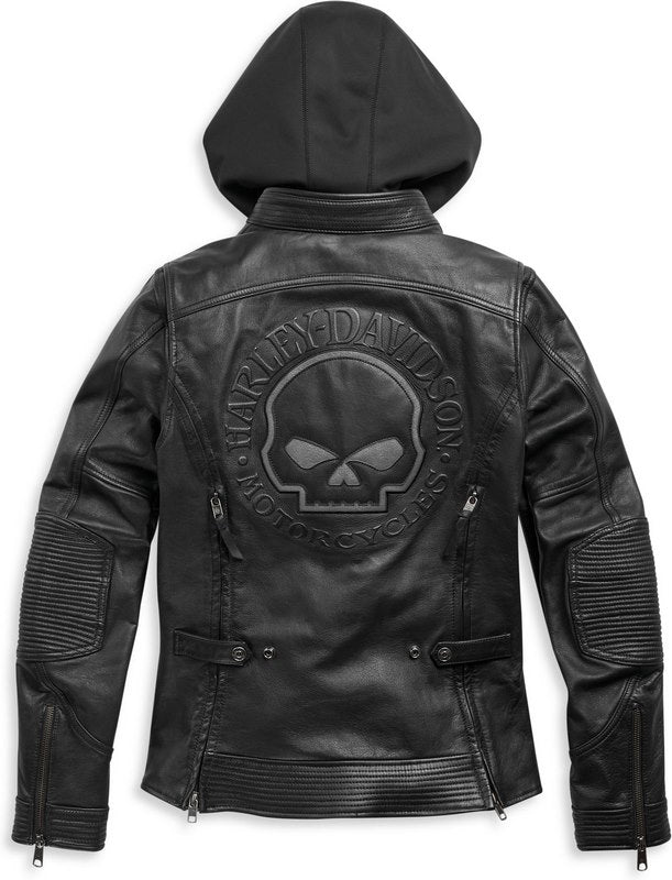 Harley-Davidson Auroral Ii 3-In-1 Leather Jacket Black | 98011-21EW