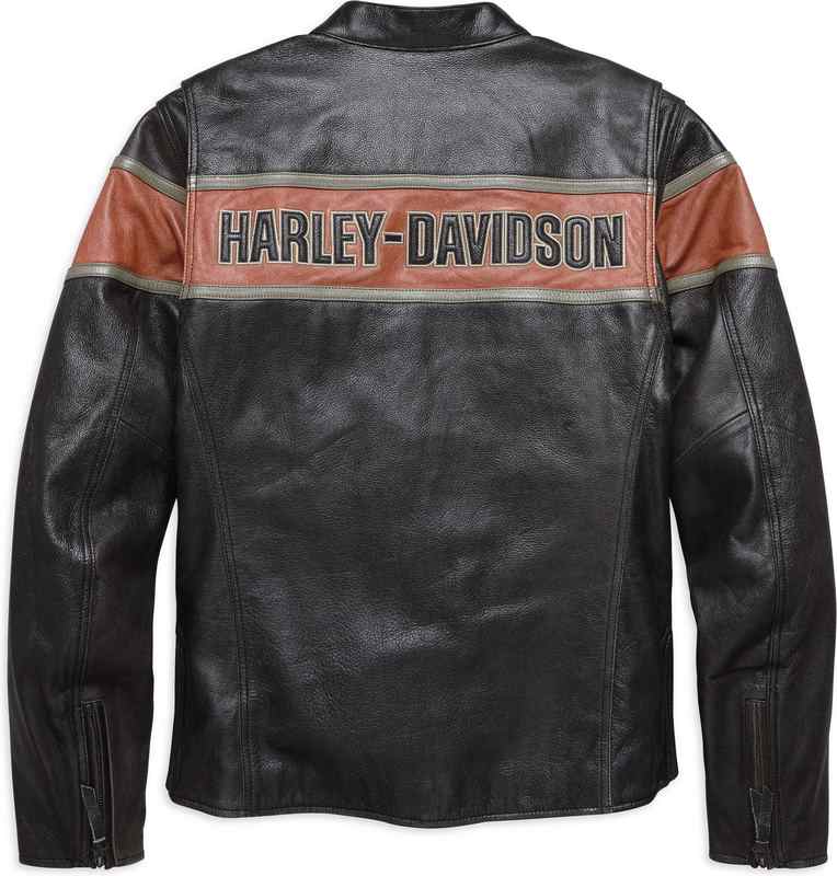 Harley-Davidson Victory Lane Leather Jacket Black | 98027-18EM