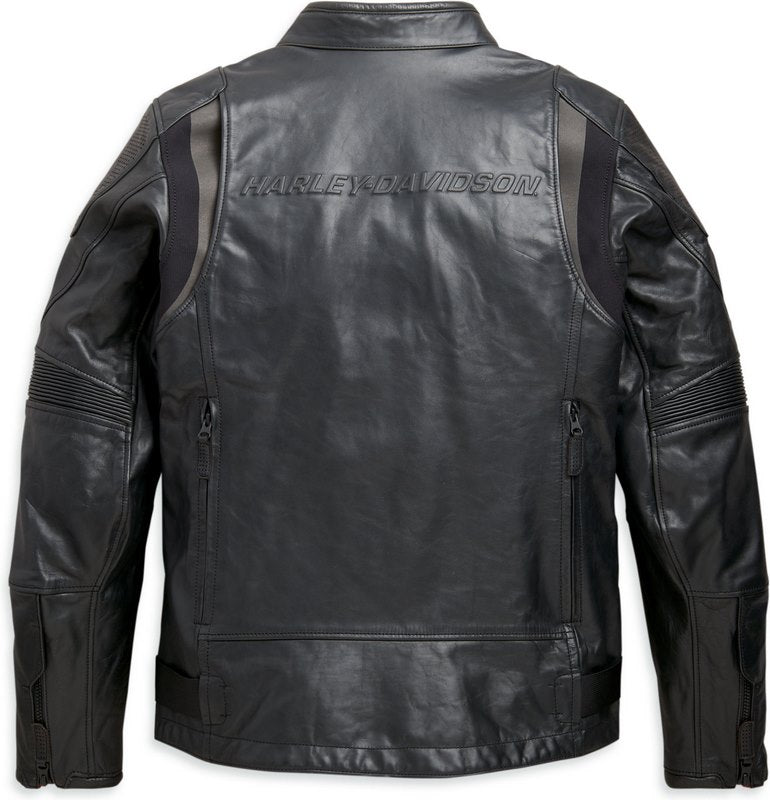 Harley-Davidson Fxrg® Triple Vent System Waterproof Leather Jacket Black | 98038-19EM