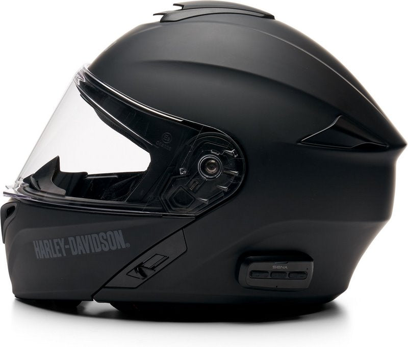 Harley-Davidson Outrush R モデュラー・ヘルメット 内蔵ブルートゥースインカム(SENA)付 マット・ブラック | 98100-22EX