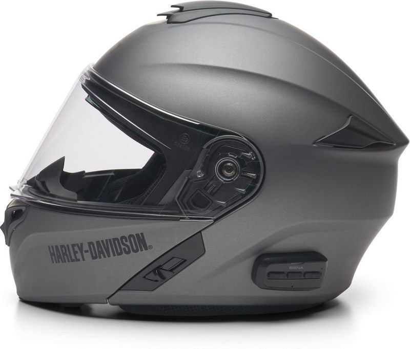 Harley-Davidson Outrush R モヂュラー ヘルメット 内蔵ブルートゥースインカム(SENA)付 Matt Silver | 98101-22EX