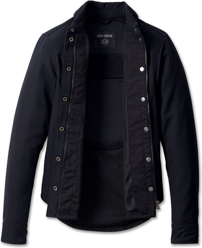 Harley-Davidson Women'S Operative Riding Shirt Jacket Black | 98110-23EW