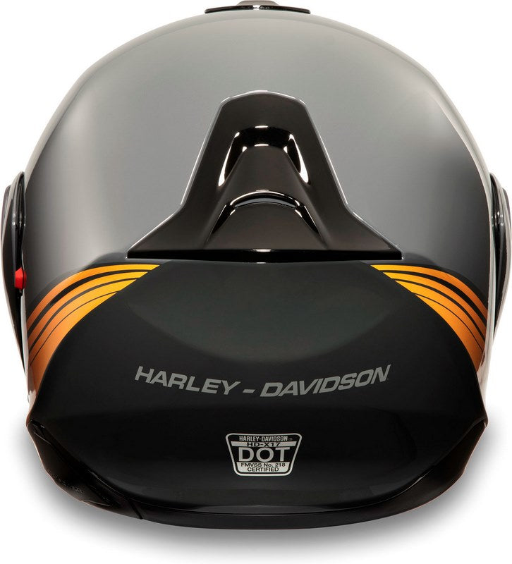 Harley-Davidson H-D Evo X17 サンシールド モヂュラー ヘルメット Gray/Orange | 98116-24VX