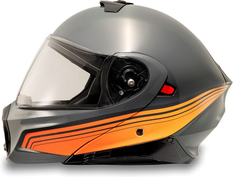 Harley-Davidson H-D Evo X17 サンシールド モヂュラー ヘルメット Gray/Orange | 98116-24VX