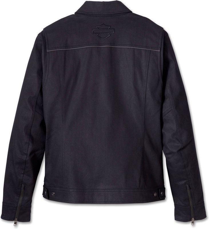 Harley-Davidson Men'S Layering System Trucker Riding Jacket Black | 98124-23VM