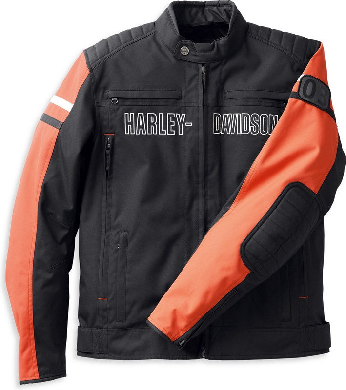 Harley-Davidson Men'S Hazard Waterproof Textile Jacket Colorblock-Design | 98126-22EM