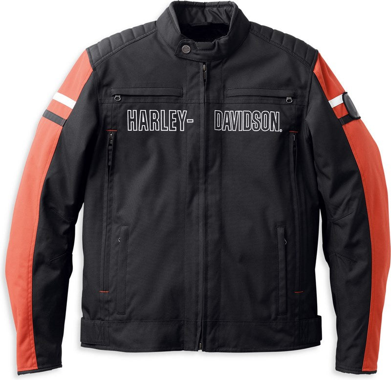 Harley-Davidson Men'S Hazard Waterproof Textile Jacket Colorblock-Design | 98126-22EM