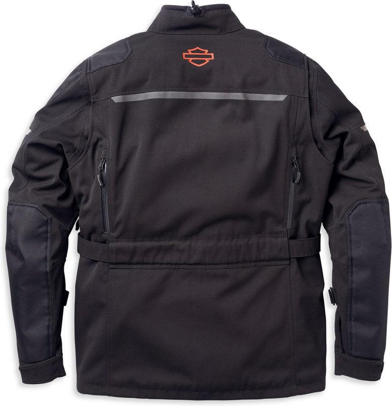 Harley-Davidson Men'S Quest Triple Vent System Jacket Black | 98127-22EM