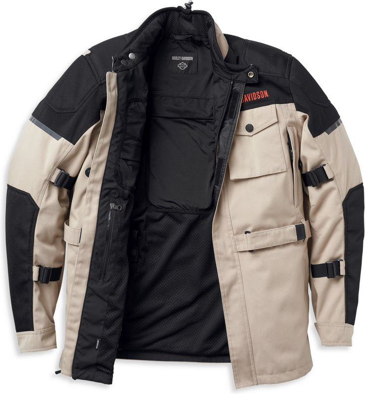 Harley-Davidson Men'S Quest Triple Vent System Jacket Chinchilla | 98128-22EM