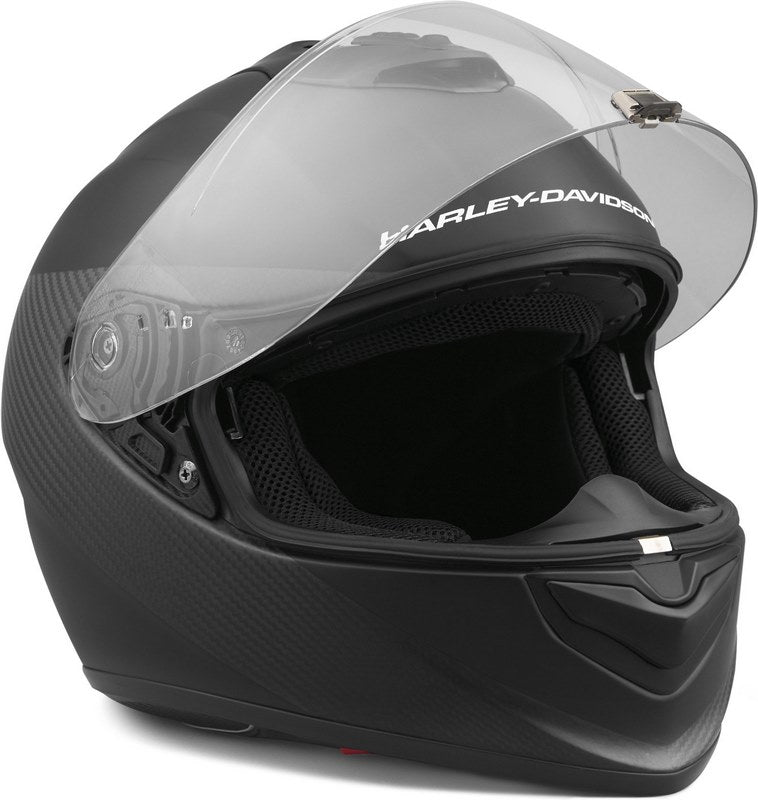 Harley-Davidson H-D Brawler Carbon Fiber X09 フルフェイス サンシールド付 ヘルメット Black | 98130-21VX