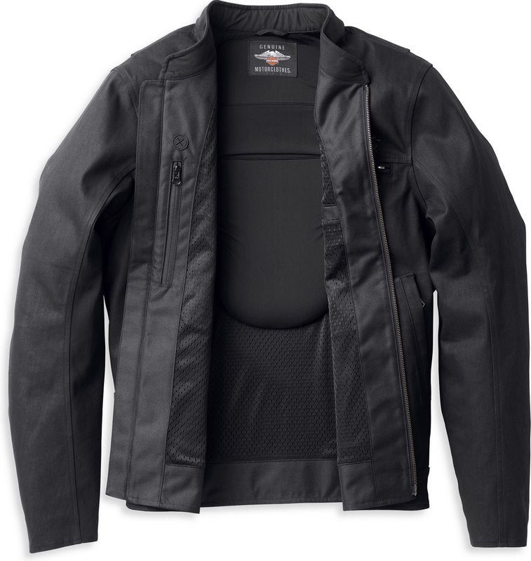 Harley-Davidson Men'S Metropolitan Mandarin Collar 3-In-1 Jacket Black | 98132-22EM