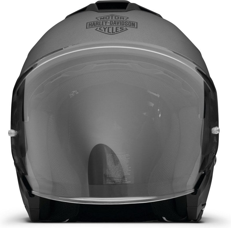 Harley-Davidson Maywood Ii サン・シールド H33 オープンフェイス ヘルメット Matt Black Silver | 98160-22EX
