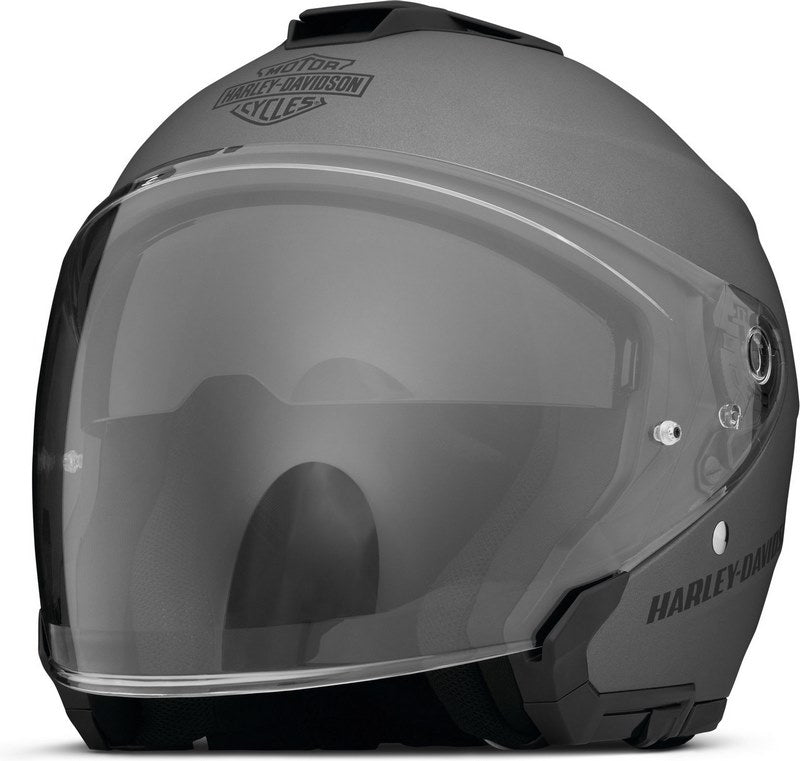 Harley-Davidson Maywood Ii サン・シールド H33 オープンフェイス ヘルメット Matt Black Silver | 98160-22EX