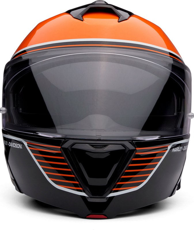 Harley-Davidson Capstone サン・シールド Ii H31 モヂュラー ヘルメット Black/Orange | 98161-24VX