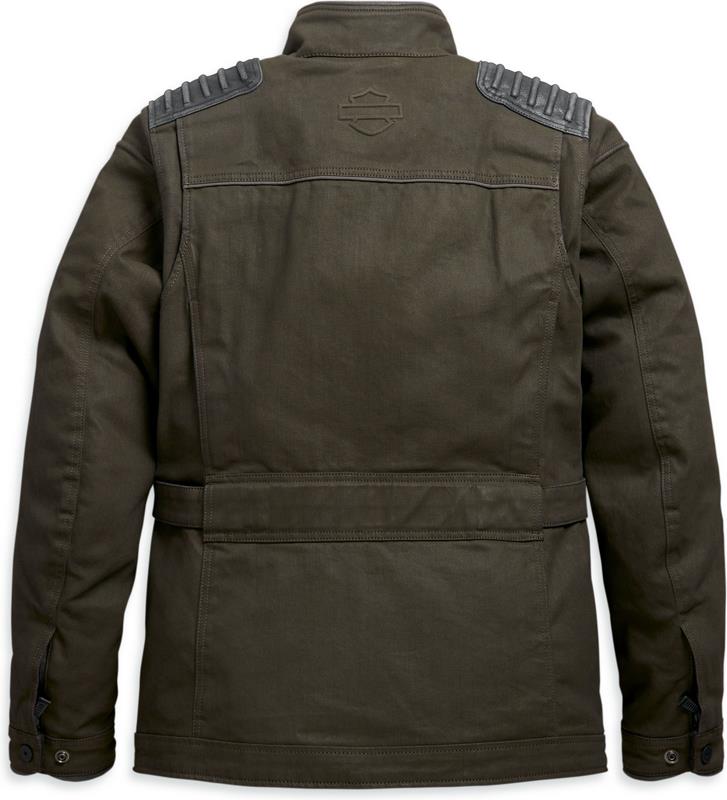 Harley-Davidson Trego Stretch Riding Jacket Black Olive | 98166-20EM