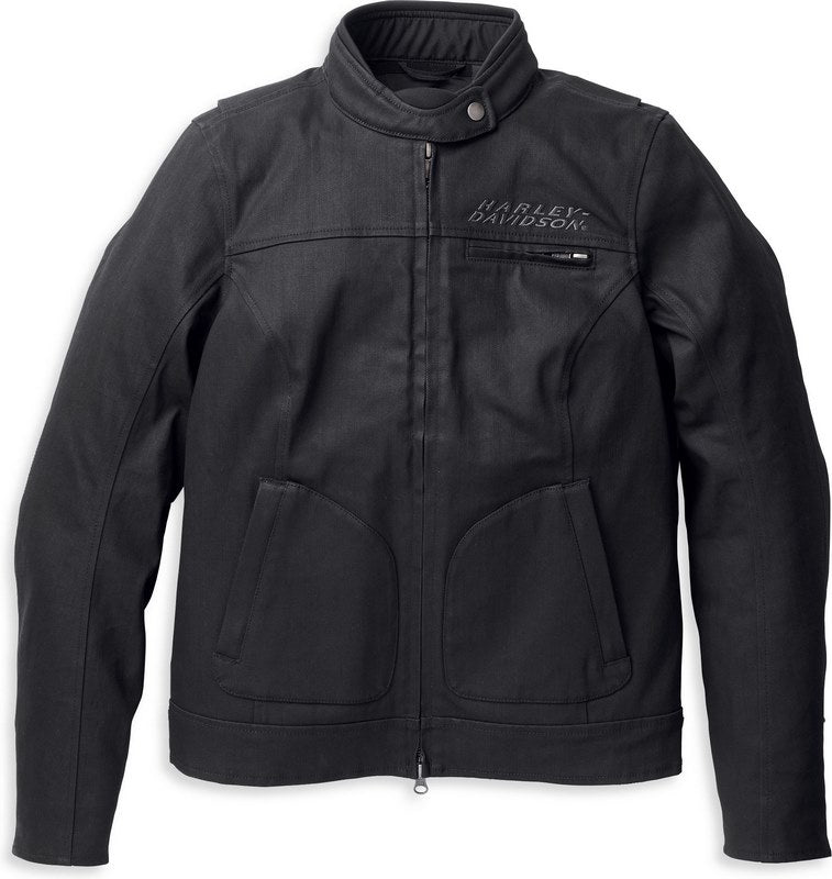 Harley-Davidson Women'S Metropolitan Mandarin Collar 3-In-1 Jacket Black | 98200-22EW