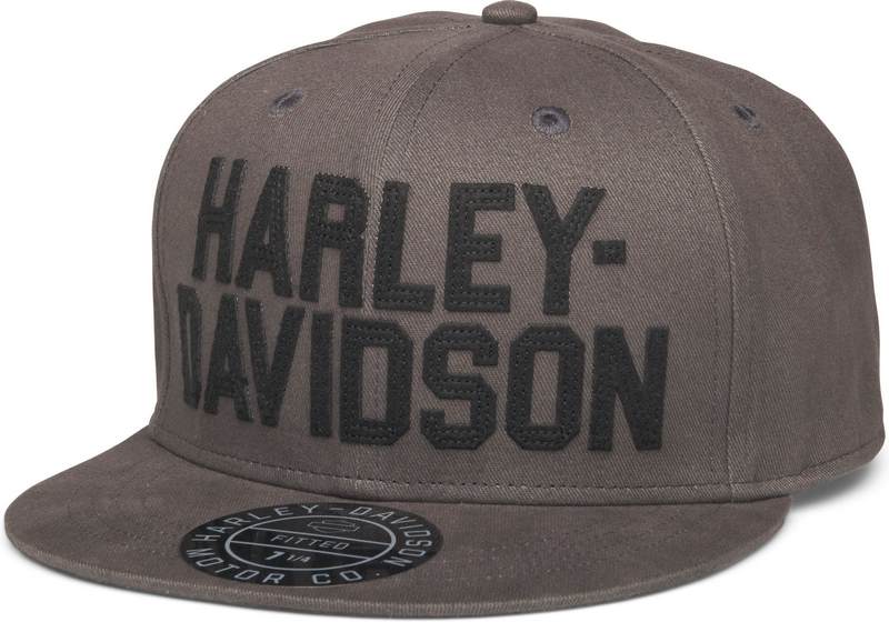 Harley-Davidson Men'S Block Cap Blackened Pearl Blackened Pearl | 99409-22VM