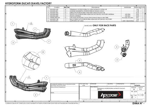 HP Corse / エイチピーコルセ Hydroform Black Exhaust | DUHY1003BLACK-AB