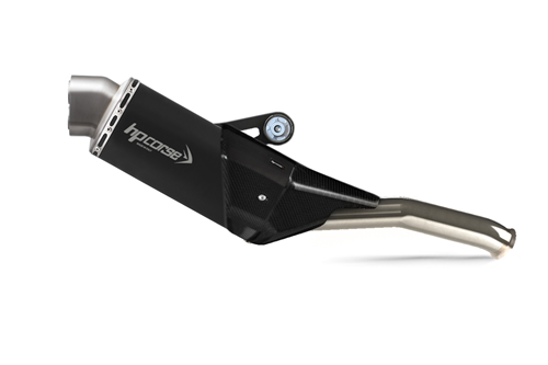 HP Corse / エイチピーコルセ 4-Track R Short Black Exhaust | HU4TRS901NOC-AB