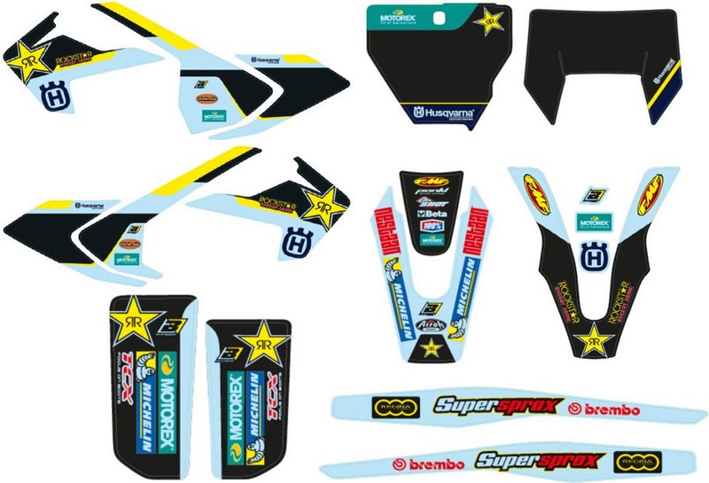 Husqvarna / ハスクバーナ Rockstar graphics kit | 26108990300