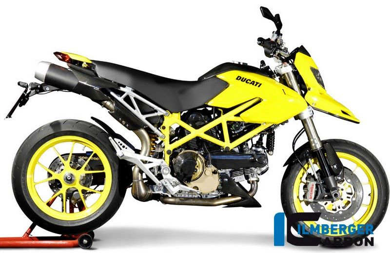 ILMBERGER / イルムバーガーカーボンパーツ エキゾーストプロテクター カーボン - Ducati Hypermotard | ABO.009.HYPER.K
